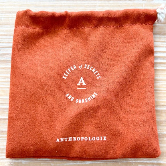 NEW Anthropologie Love Dog Tag Necklace 14K Gold Plated Adjustable Chain - Picture 5 of 8